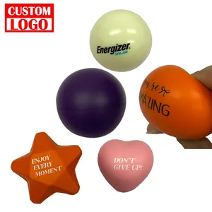 Uso multifuncional Full Print Stress Ball Imprimir Logotipo Pu Foam Relief Stress Ball Com