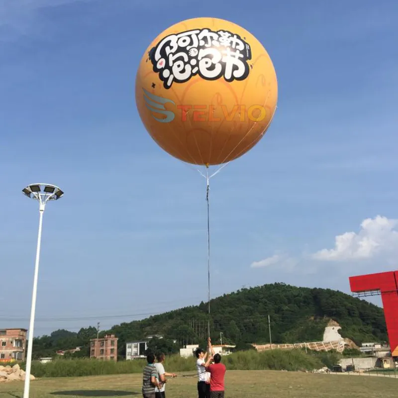 Рекламные надувные воздушные шары из ПВХ с логотипом на заказ гигантские большие надувные гелиевые шары 4 м