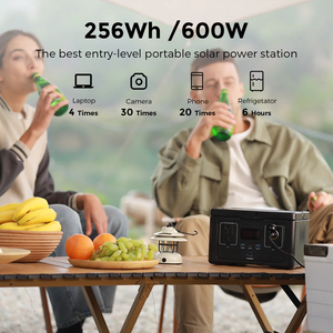 แบตเตอรี่ Lifepo4 ในร้านค้า สถานีไฟฟ้าพกพา ชาร์จเร็ว 600w เครื่องกำเนิดพลังงานแสงอาทิตย์ 300w สถานีไฟฟ้าเคลื่อนที่แบบพกพา - Product Image 2