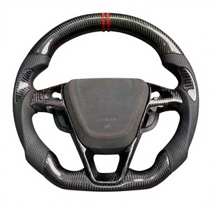 Volante Deportivo de Fibra de Carbono Personalizado MK3 con Cuero para Trim para EcoBoost/<span class=keywords><strong>Shelby</strong></span> GT350 Mondeo/<span class=keywords><strong>Focus</strong></span> - Product Image 2