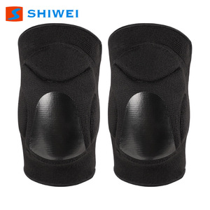 Shiwei Knee Support With <b>Thick</b> <b>Foam</b> Pu Pad For Basketball Protection Unisex All Seasons - Product Image 2