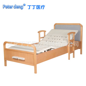 Cama de enfermería manual Dingding Medical de madera 303A para uso doméstico en personas mayores - Product Image 1