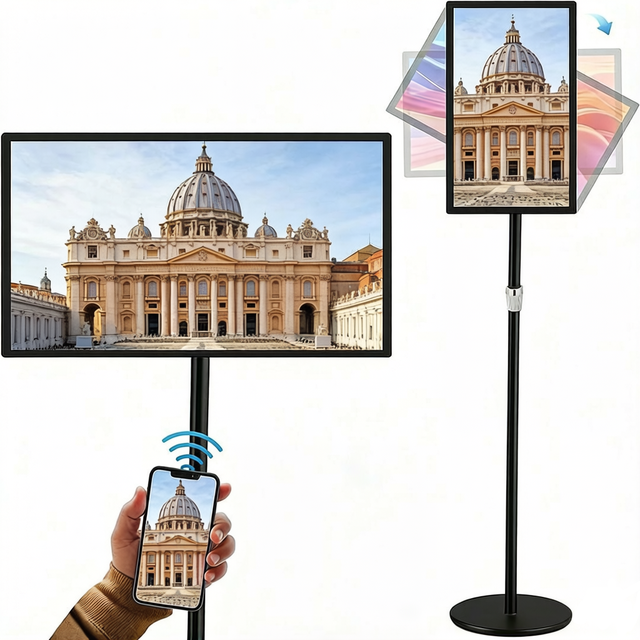 27 Inch Interactive Smart TV for Training Room Android 10/11 Google Play Store Support Zoom/Teams App Pre-Installed
