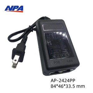 Inyector de fuente de alimentación POE de 24V 1.0A 10/100Mbps, adaptador y conector de 48V para interruptor Poe y cámaras de seguridad - Product Image 4