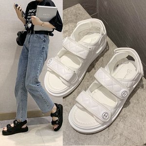 Nuovi Sandali Estivi da Donna, <span class=keywords><strong>Scarpe</strong></span> Casual Sexy, Ballerine alla Moda con Cinturino alla Caviglia, <span class=keywords><strong>Scarpe</strong></span> da Spiaggia Traspiranti per Uso Quotidiano - Product Image 4