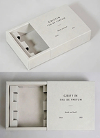 Boîte cadeau créative pour échantillons, boîte-carte pour pack d'essai de produit, instructions, boîte cadeau en carton blanc 350g imprimée