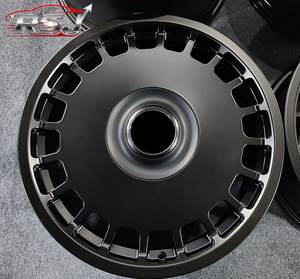 Jantes RSJ pour Mercedes Benz 5x130, jantes en alliage forgé pour voitures de tourisme, finition noire, jantes forgées pour 5x112 - Product Image 1