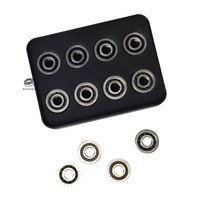 Faster Upgraded 11-Ball Si3N4 Black Overlap Hybrid Ceramic Bearings Rodamientos Ruedas Patines 608 627 Inline Quad Speed Skate