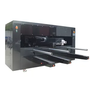 Máquina de impresión digital sin costuras de triple rodillo industrial de alta velocidad