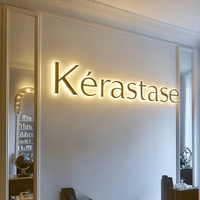 Enseigne LED personnalisée Carrey Sign, enseigne 3D extérieure pour salon de beauté, lettres lumineuses pour publicité, logo rétroéclairé pour enseigne de salon de manucure