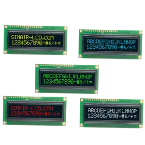 Diskon Besar 4 Huruf WS0100 Layar 6800 80*36Mm Modul COB 16*2 LCM Panel Spi 1602 Layar Lcd Karakter Oled 16x2