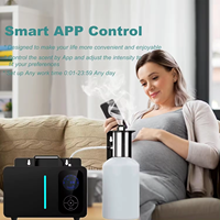 Diffuseur d'arômes commercial à double buse en métal sur mesure, vente directe usine, machine à parfum HVAC pour grands espaces