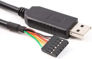 Custom Serial Uart Rs422Cp2102 Pl2303xRs232 Raspberry Pi Usb Ttl 5V 3.3V To 4 Pin 6pin Terminal Debug Usb To Ttl Serial Cable
