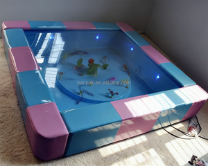 Excelente Equipo <span class=keywords><strong>de</strong></span> Juegos Interior Redondo y Cuadrado para Niños, Cama <span class=keywords><strong>de</strong></span> Agua Sensorial y Tapetes <span class=keywords><strong>de</strong></span> Juego Suaves para Cafetería, Centro Comercial, Preescolar y Escuela - Product Image 3