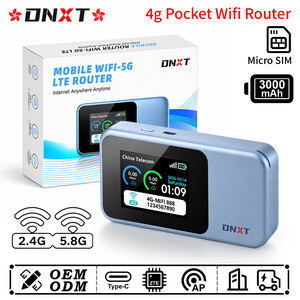 DNXT 4g Portable Wifi Router WiFi6 Mifi Pocket Wifi 2.4g&5.8g Mifi 4g Router with Sim AP Mode 4g Pocket Wifi Device for Trip - Product Image 1