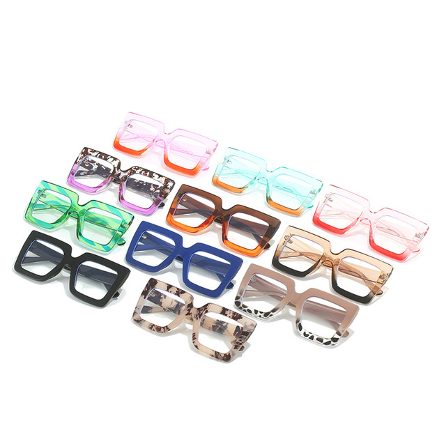 Women Oversized Classic Clear Eyeglass Frames Glasses Optical Eyewear Eyeglasses 2023 Men Fashion Ladies Eyewear Frame