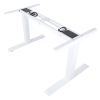 Support de bureau ergonomique réglable en hauteur avec double moteur, pliable, en bois, pour organisateur de bureau, personnalisé par le fabricant Hetium