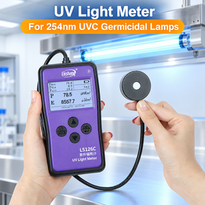 Radiómetro UVC Linshang LS126C para Pruebas de Irradiancia de Lámparas Germicidas con Gestión de Datos a través de Aplicación Móvil - Product Image 3