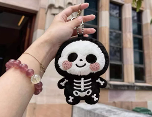 <strong>Anna</strong> Wholesale Cute Cartoon Skeleton 3D Plush Soft Eco-Friendly Keychains Creative Bag Charms Exquisite <strong>Dolls</strong> High Quality - Product Image 6