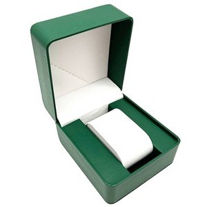 Custom <b>Watch</b> <b>Case</b> Green PU Leather Colored <b>Watch</b> Packaging Gift Box Travel <b>Watch</b> Box Classic <b>Watch</b> Storage Boxes for Men - Product Image 1