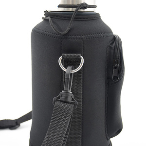 अनुकूलित खेल गैलन पानी की बोतल कंधे का पट्टा रस्सी विरोधी गिरावट गर्मी इन्सुलेशन पानी कप आस्तीन - Product Image 6