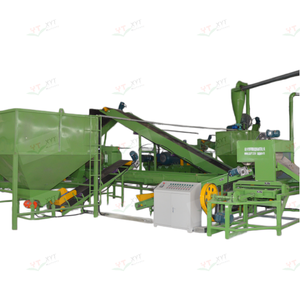 Ligne de production complète de machines de recyclage automatique des pneus avec roulement moteur et engrenage pour le traitement de la poudre de caoutchouc - Product Image 1