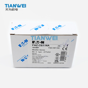 Disjoncteur <span class=keywords><strong>miniature</strong></span> EATON FAZ-C6/1-NA Série FAZ 1P+NA, 6A Courbe C, 1 pôle sous tension protégé + neutre non protégé - Product Image 4