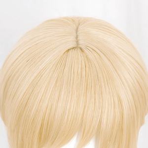 Peluca Tomoe <span class=keywords><strong>Mami</strong></span> al por Mayor, 50 cm de Largo, Rizada, Rubia, Sintética, Anime Puella Magi Madoka Magica, Peluca de Cosplay - Product Image 5