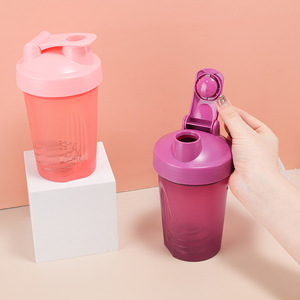 Bouteille <span class=keywords><strong>Shaker</strong></span> de Sport en Plastique 600ml Personnalisable avec Logo pour Protéines, Gourde d'Entraînement, Bouteille d'Eau sans BPA – Vente en Gros - Product Image 4