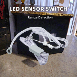 12V電子誘導スイッチ赤外線近接センサーLEDライトスイッチ<span class=keywords><strong>3</strong></span>-5cmセンシングレンジ12W-60Wキャビネット用 - Product Image 2