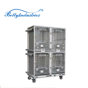 Pequeño Animal jaula de transporte de mascotas con ruedas de laboratorio de acero inoxidable musaraña de árbol jaula - Product Image 2