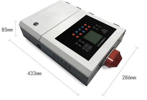 Контроллер газовой сигнализации <span class=keywords><strong>DR</strong></span>-ZX100-A на 99 каналов с выходом сигнала RS485, ЖК-дисплеем, звуковой и световой сигнализацией, металлический корпус - Product Image 2