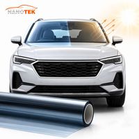 Film de protection solaire transparent pour pare-brise en TPU céramique nano, anti-rayures, protection UV, rejet de chaleur IR, pour vitres avant de voiture