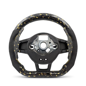 Volant personnalisé en Alcantara et carbone forgé avec LED pour VW Volkswagen <span class=keywords><strong>Golf</strong></span> 5 6 7 <span class=keywords><strong>R</strong></span> 7R MK5 MK6 MK7 Gti Passat B7 B8 <span class=keywords><strong>Tiguan</strong></span> Jetta - Product Image 2