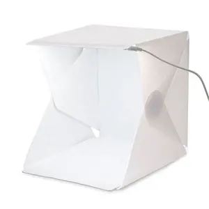 Tente de Studio Photo Mini pliable Kit de boîte à lumière Portable pour Studio de photographie avec lumière LED