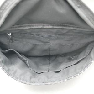 Sac banane/bandoulière en nylon noir premium pour usage quotidien, léger et durable, ODM/OEM, directement de l'usine de sacs à main professionnelle - Product Image 6