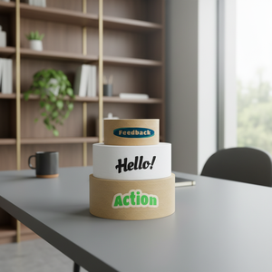 YJNPACK Custom Printed LOGO Kraft Paper Tape Factory Self-adhesive Water Activated Reinforced Paper Gummed Tape