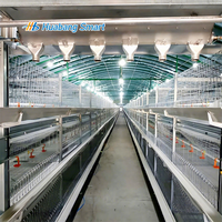 Cage à poulets entièrement automatique, dernière génération, best-seller, garantie d'un an, grande capacité, gain de place