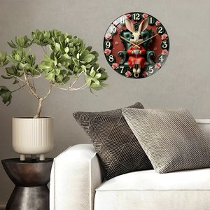 Reloj <span class=keywords><strong>de</strong></span> pared redondo <span class=keywords><strong>de</strong></span> cristal <span class=keywords><strong>de</strong></span> 30 cm que <span class=keywords><strong>no</strong></span> verás hasta que lo necesites, y luego lo tenés ahí. - Product Image 4