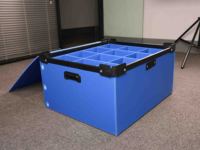 Boîte de rangement en PP personnalisable, multi-tailles, pliable, légère, étanche, pour la promotion des produits alimentaires, épaisseur 4 mm, matériaux recyclés