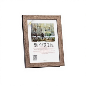 Cadre photo en bois écologique imprimé UV 30x40CM avec passe-partout pour décoration murale et de table - Product Image 3