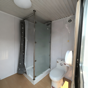 Les salles de <span class=keywords><strong>douche</strong></span> portatives et mobiles de conteneur avec des toilettes sont fortement appropriées pour l'usage aux chantiers de construction et dans les banlieues extérieures - Product Image 6