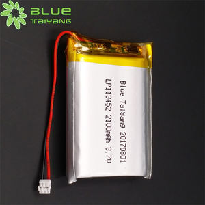 113452 3.7v 2100mah 충전식 이온 폴리머 리튬 폴리머 배터리 3.7v 2100mah lipo 배터리 - Product Image 2