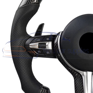 Volant sport en fibre de carbone modifié avec LED pour la série E F ZC-E90-T002-YD - Product Image 5