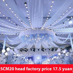 โคมไฟระย้าดราก้อนบอลขนาดเล็ก <span class=keywords><strong>ไฟ</strong></span> LED สีขาว โคมไฟตั้งโต๊ะรูป<span class=keywords><strong>ปิงปอง</strong></span> โคมไฟห้อยสำหรับตกแต่งงานแต่งงาน เพดาน และหน้าต่าง - Product Image 4