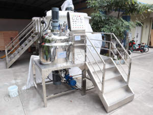 Mỹ phẩm kem lotion máy làm với khuấy nhũ hóa homogenizer Máy trộn chân không trộn với chất nhũ hóa - Product Image 3