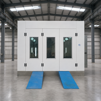 Cabine de peinture infrarouge électrique professionnelle économique 43 kW 80 ° Cabines de peinture automobiles professionnelles C pour fours de cuisson avancés