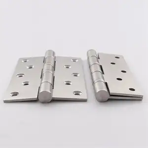 Factory 4BB Ball Bearing Butt Pivot SS 304 Hinges 5 Inch Stainless Steel Door Hinges