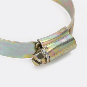 Collier de serrage robuste non perforé de type britannique, métrique/pouce, réglable, 9,7 mm/11,7 mm, en fer galvanisé, tête de rivet britannique - Product Image 2
