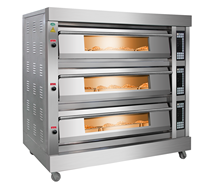 Dessus de table à pont unique Petit brûleur au propane gpl Four à pizza à gaz Cuisson en option Pierre de lave Four à pizza à gaz commercial portable Vente